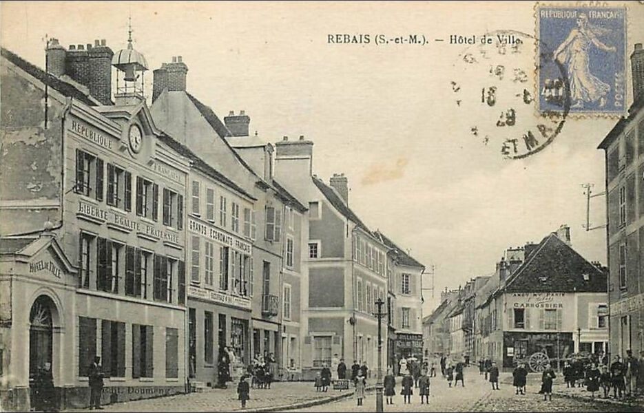 Le circuit des cartes postales de Rebais