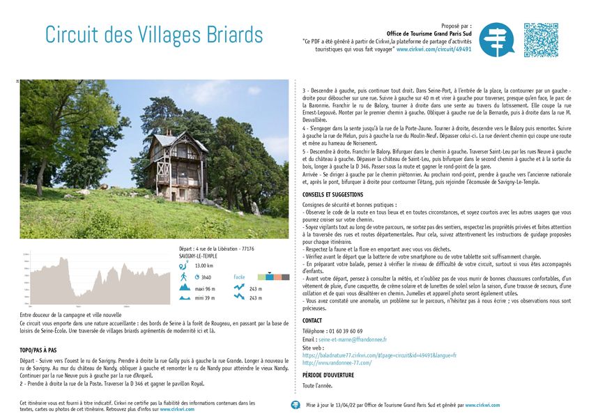 Brie villages loop