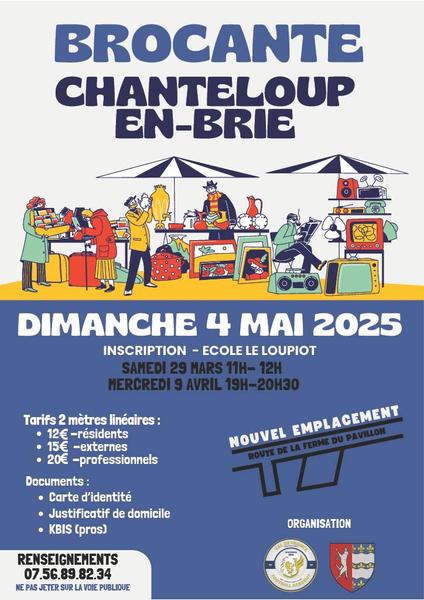 Brocante de Chanteloup-en-Brie
