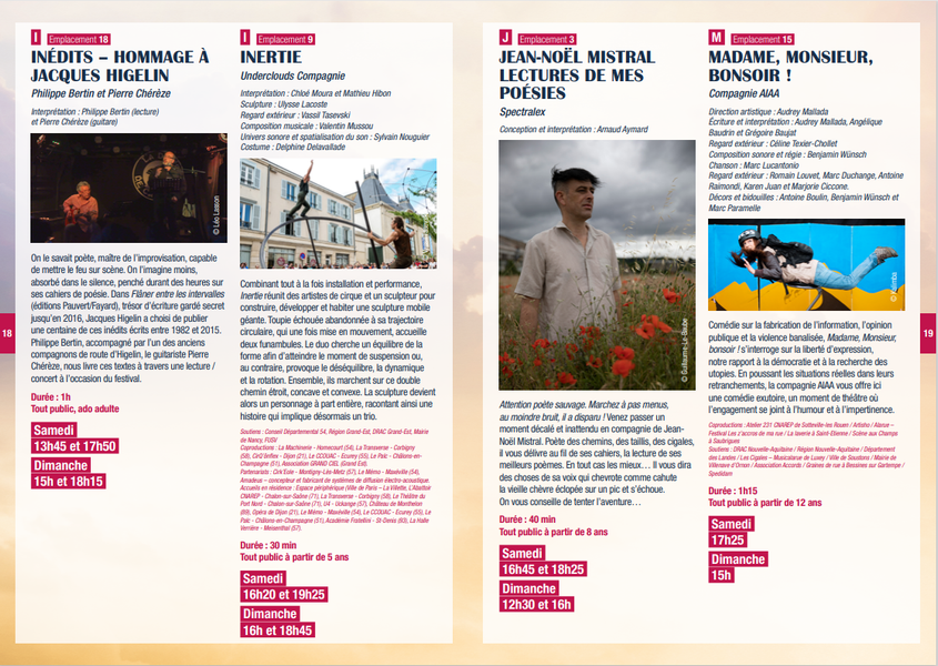 Festival - 20e édition de PrinTemps de paroles