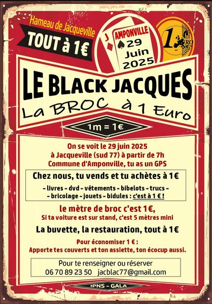 LE BLACK JACQUES - La BROC à 1 Euro