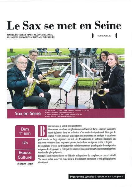 Le Sax se met en Scène