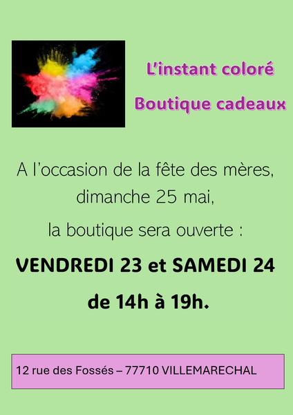Ouverture exceptionnelle : L'instant coloré
