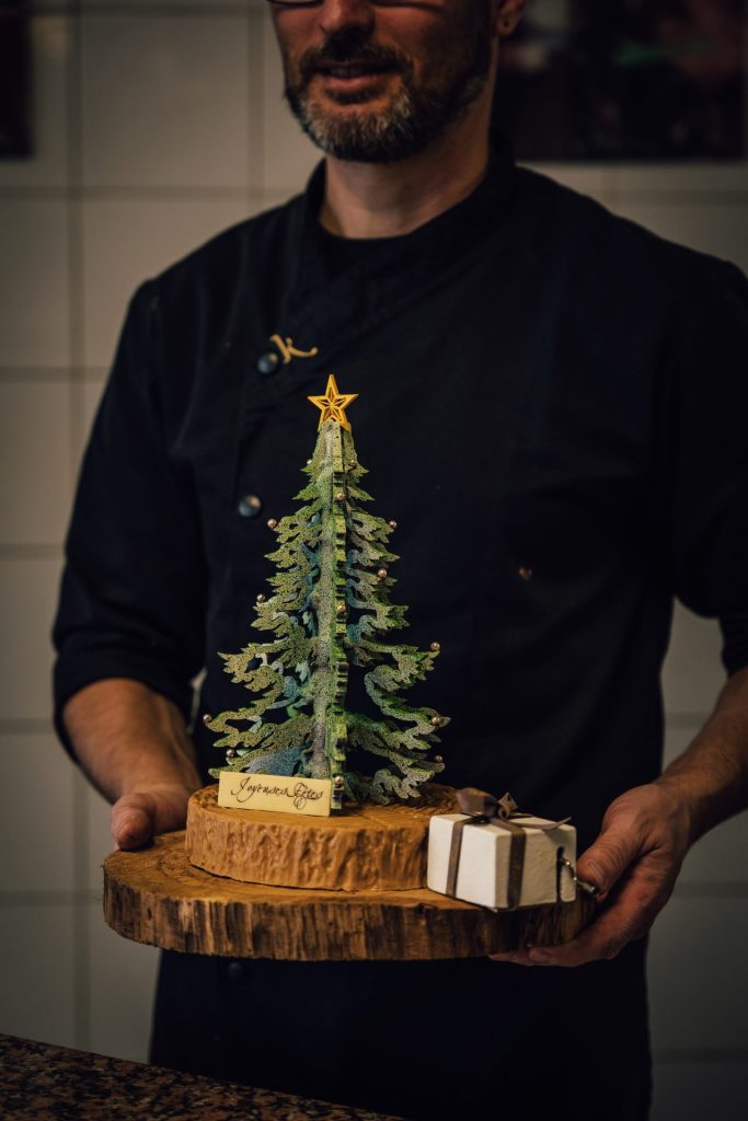 decouverte WorldElse patissier Frederic Cassel creation sapin noel credit orldElse