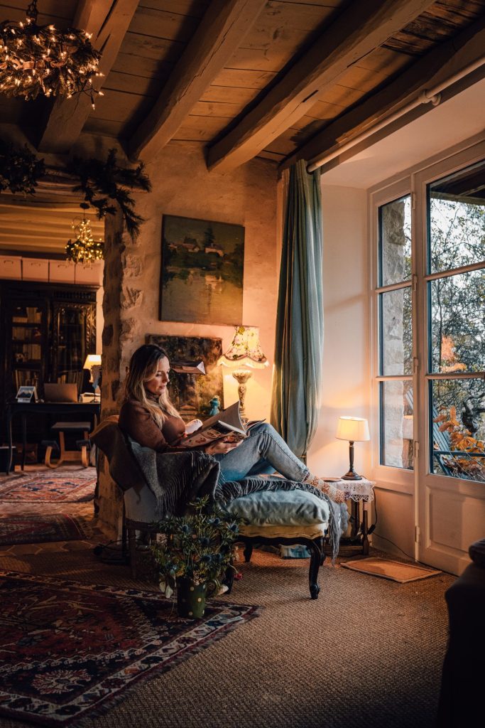 instant cocooning WorldElse chambre hotes Early Grez gite seine et marne lecture detente vacances noel credit WorldElse